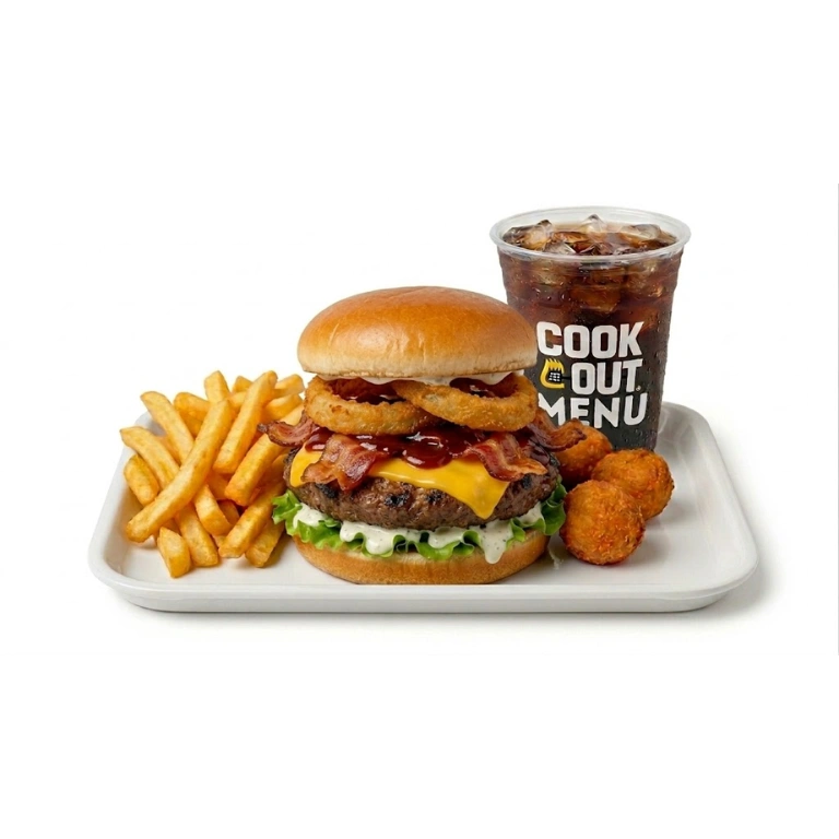 Cook Out Style Burger Tray